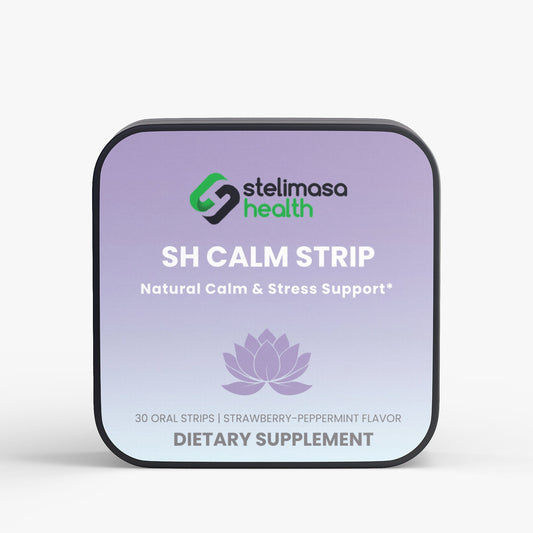 SH Calm Strip | Stress Support & Mental Calm Oral Strips – 30 Day Supply
