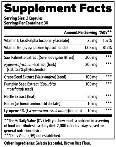 SH Strong Guard – Prostate Support Supplement with Saw Palmetto | 60 Capsules