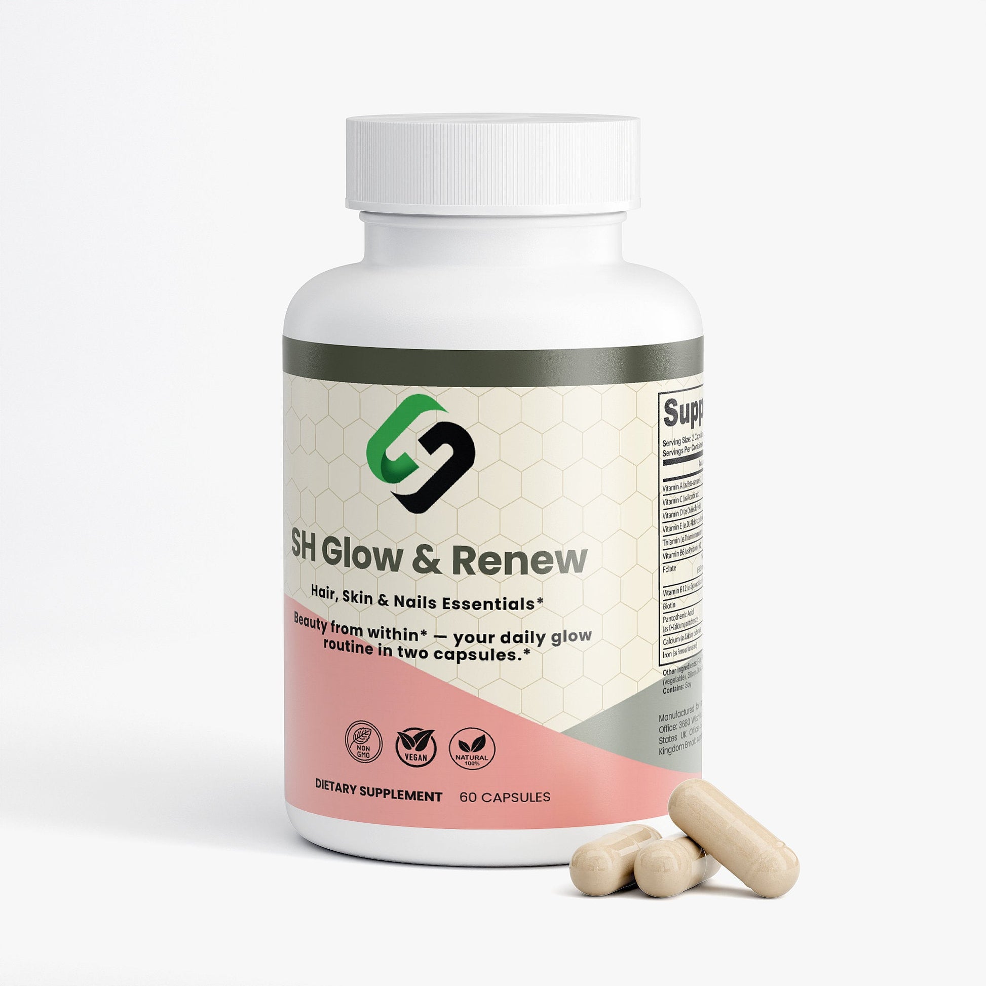 SH Glow & Renew (Hair, Skin & Nails Essentials) - Stelimasa Health