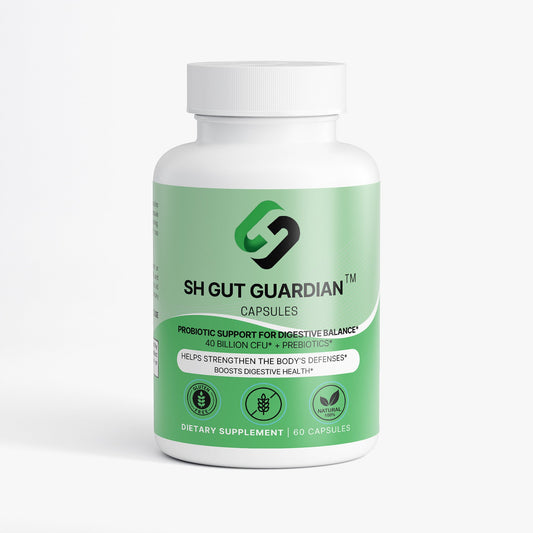 SH Gut Guardian – 40B CFU Probiotic + Prebiotic for Gut Health - Probiotic Supplement - Stelimasa Health