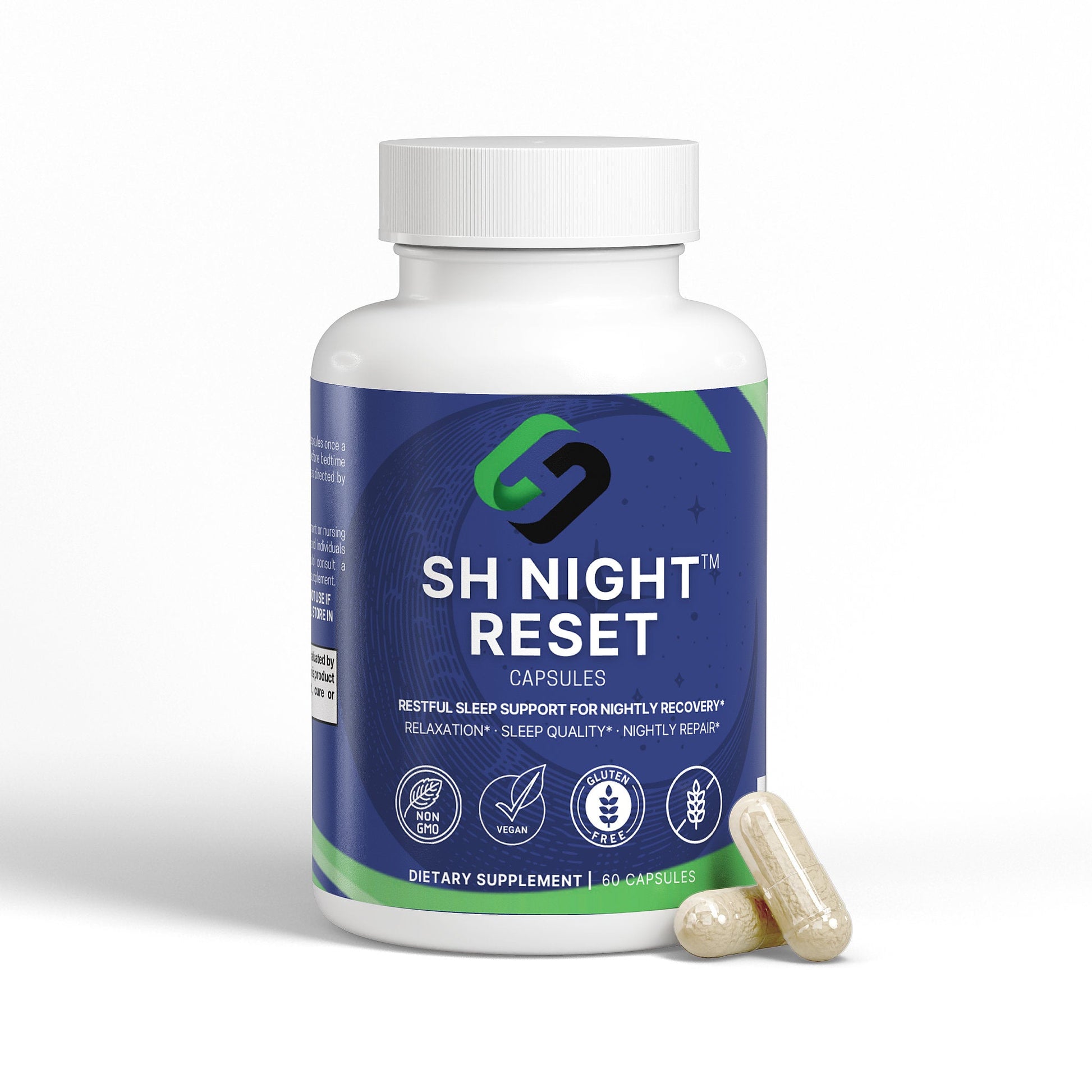 SH Night Reset – Melatonin - Free Natural Sleep Support - Stelimasa Health