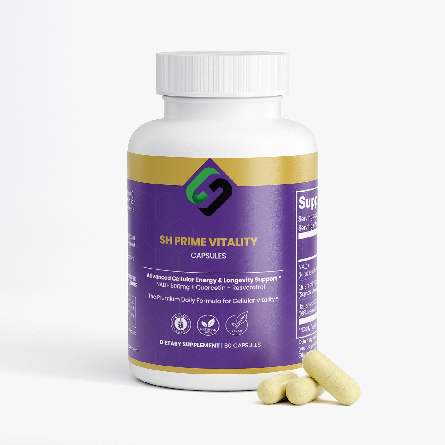 SH Prime Vitality (NAD+ Cellular Energy Complex) - Stelimasa Health